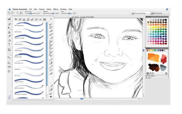 Инструменты программы Corel Painter