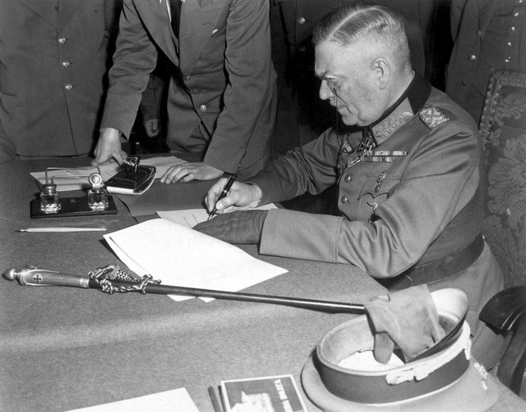Подписание акта о капитуляции Германии
