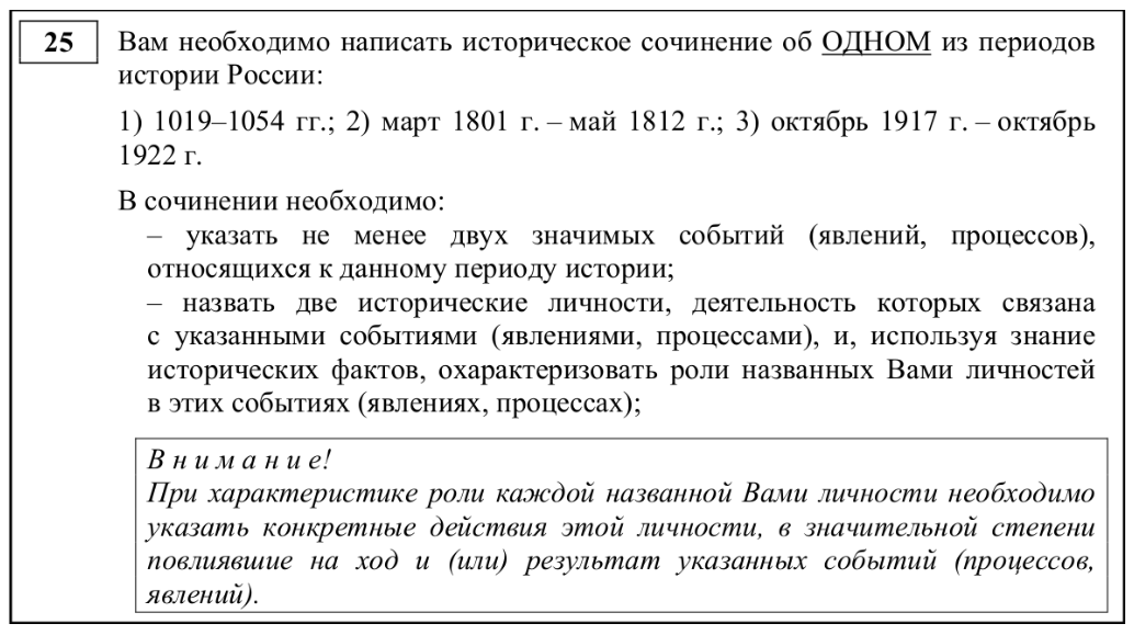 Ошибки во второй части ЕГЭ