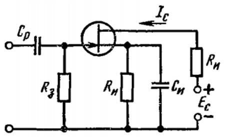 Задача №3 на усилитель на транзисторе